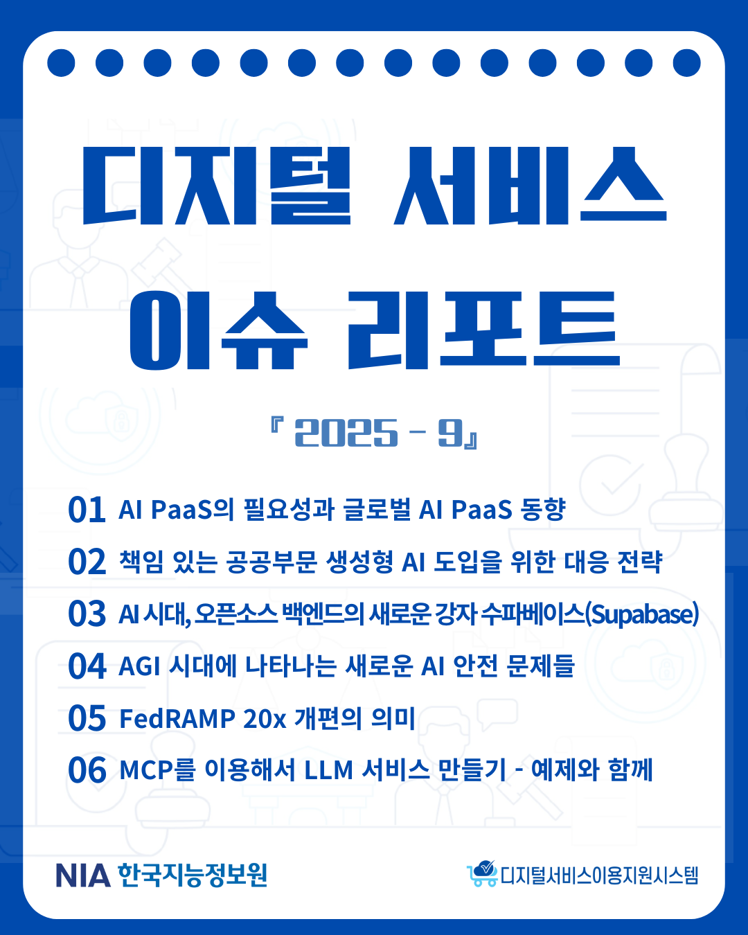 디지털서비스 이슈리포트 2025-9 발간 썸네일