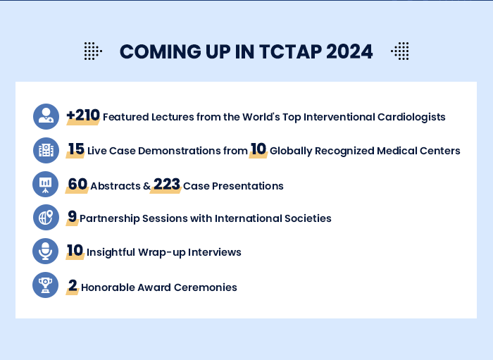 Coming up in TCTAP 2024