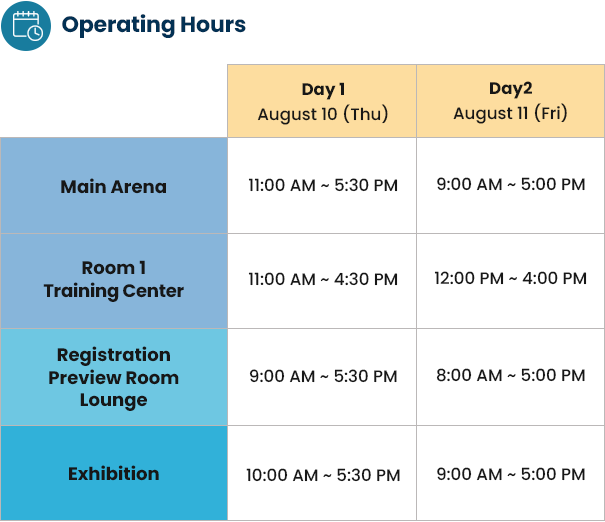 Operating Hours