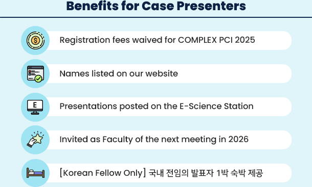 Benefits for the Case Presenters
