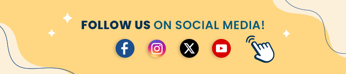 FOLLOW US ON SOCIAL MEDIA!