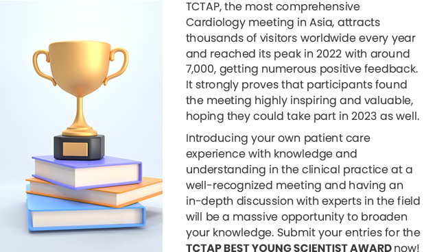 Submit your entries for the TCTAP BEST YOUNG SCIENTIST AWARD now!